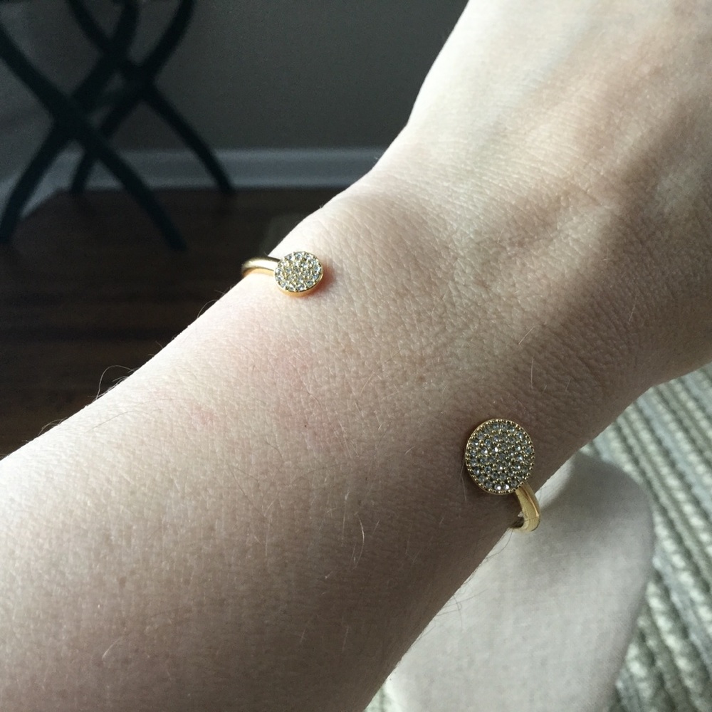 Pave cuff bracelet